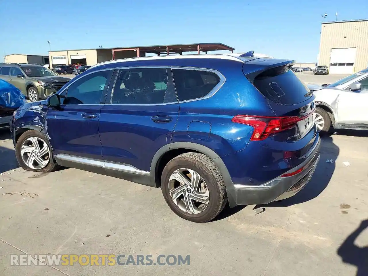 2 Photograph of a damaged car 5NMS2DAJ3NH438519 HYUNDAI SANTA FE 2022