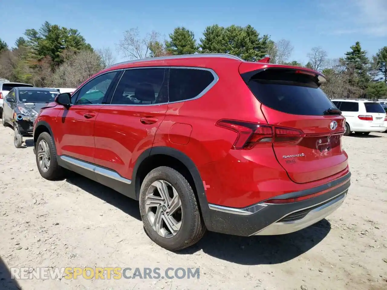 2 Photograph of a damaged car 5NMS2DAJ7NH481387 HYUNDAI SANTA FE 2022