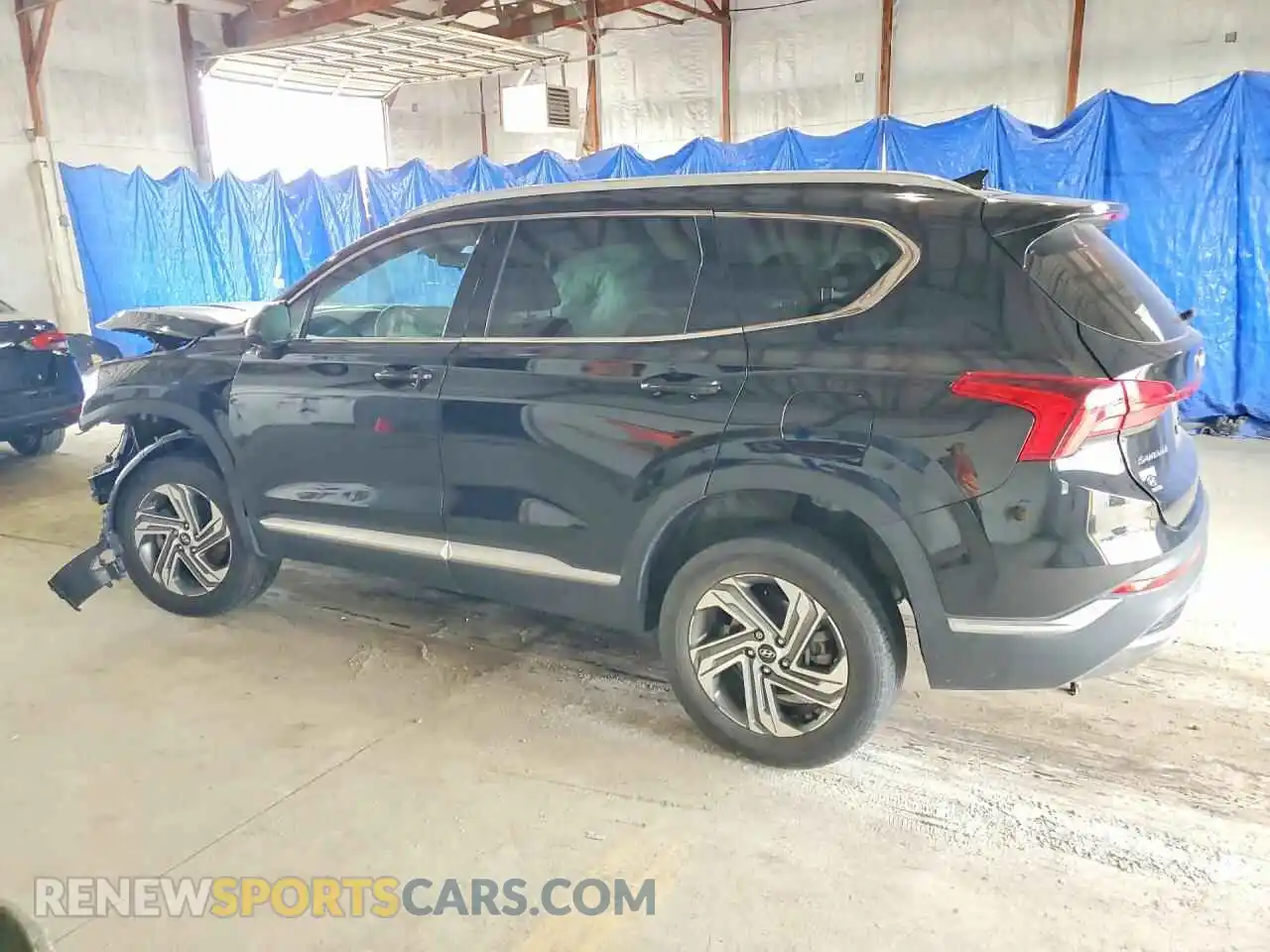 2 Photograph of a damaged car 5NMS2DAJ8NH386126 HYUNDAI SANTA FE 2022