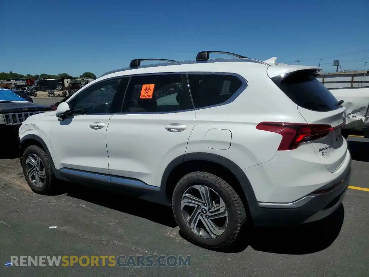 2 Photograph of a damaged car 5NMS2DAJ8NH406391 HYUNDAI SANTA FE 2022