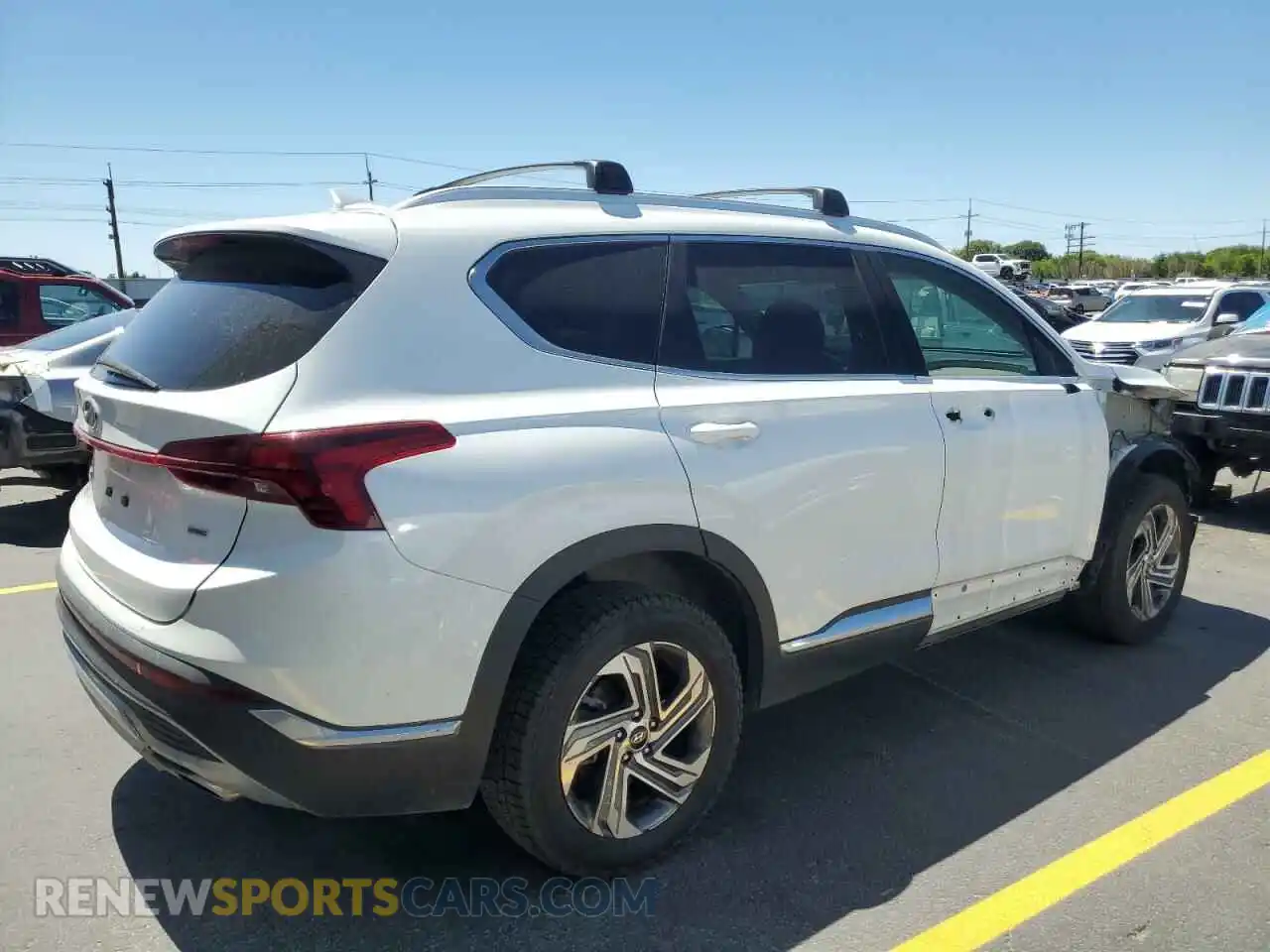 3 Photograph of a damaged car 5NMS2DAJ8NH406391 HYUNDAI SANTA FE 2022