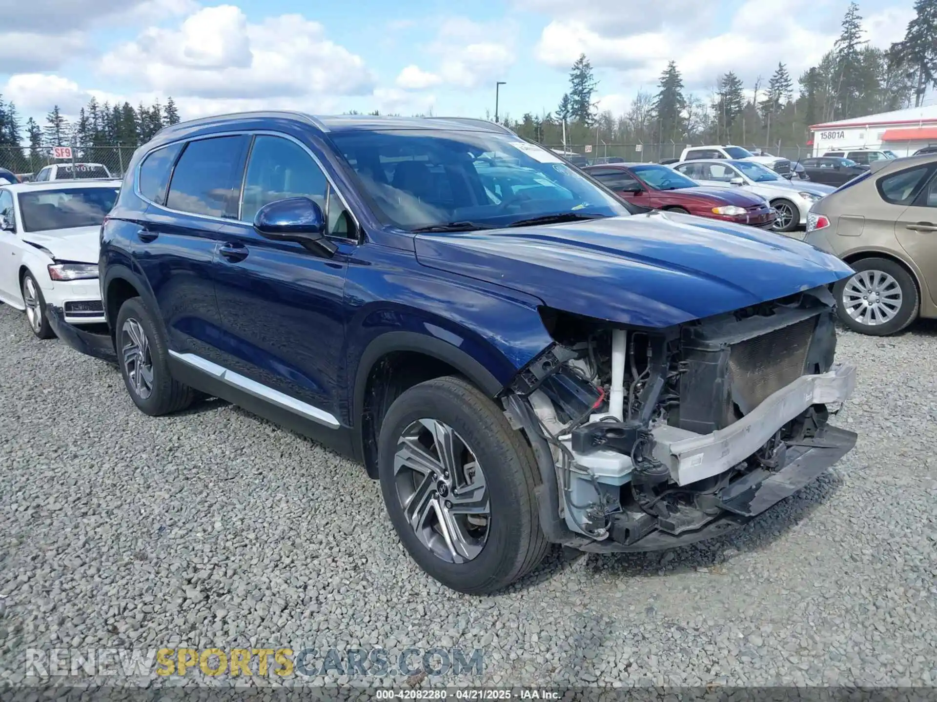 1 fotografías del automóvil dañado 5NMS2DAJXNH384426 HYUNDAI SANTA FE 2022