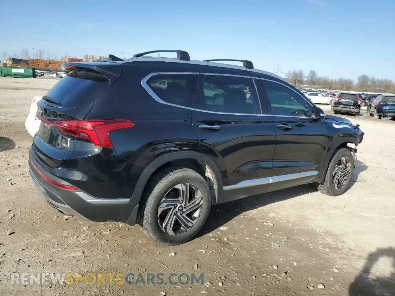 3 Photograph of a damaged car 5NMS3DAJ0NH476500 HYUNDAI SANTA FE 2022