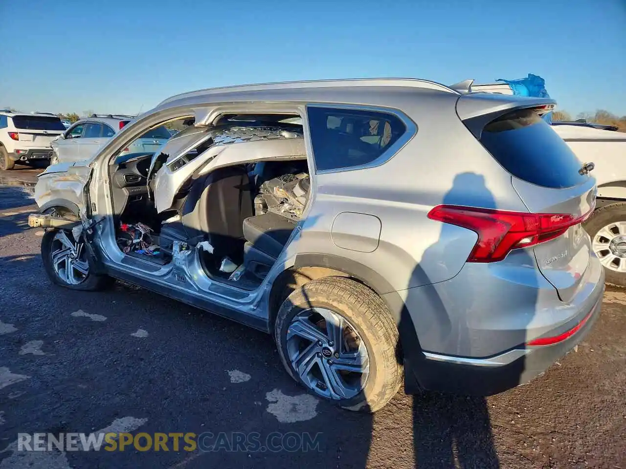 2 Photograph of a damaged car 5NMS3DAJ2NH429310 HYUNDAI SANTA FE 2022