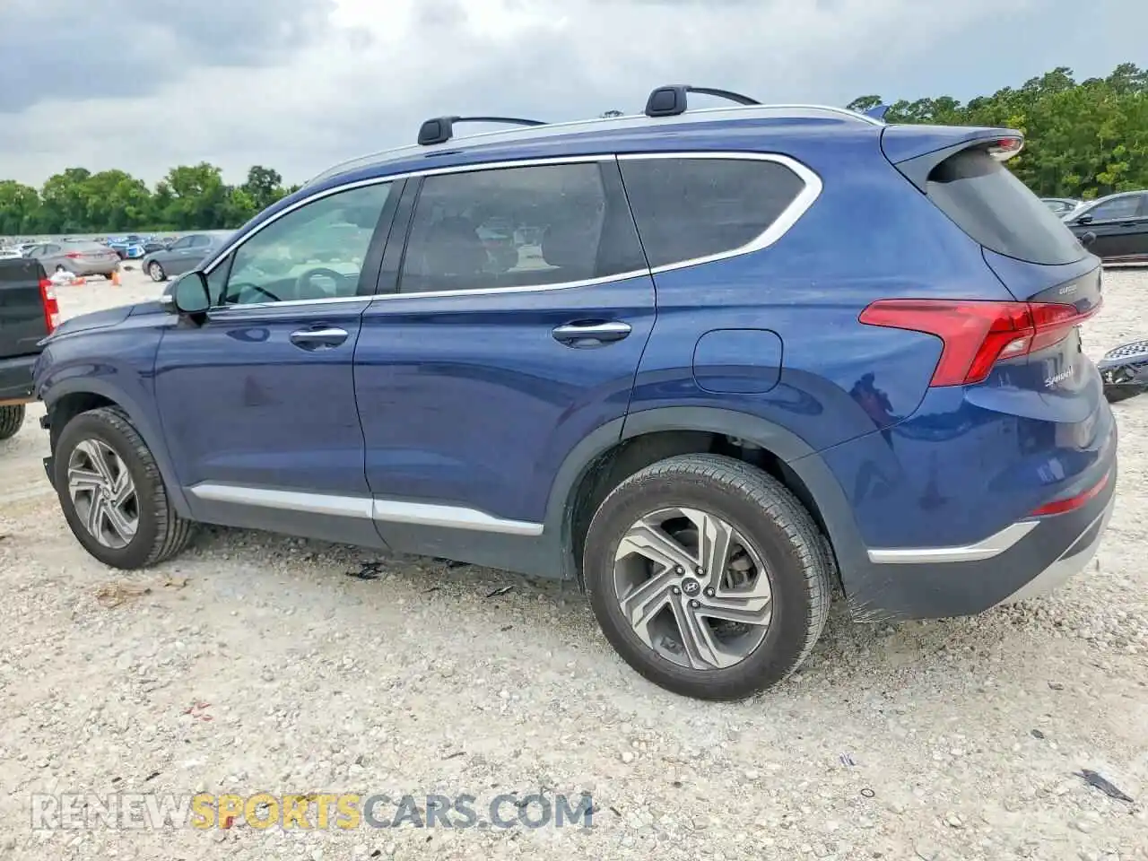 2 Photograph of a damaged car 5NMS3DAJ5NH408404 HYUNDAI SANTA FE 2022