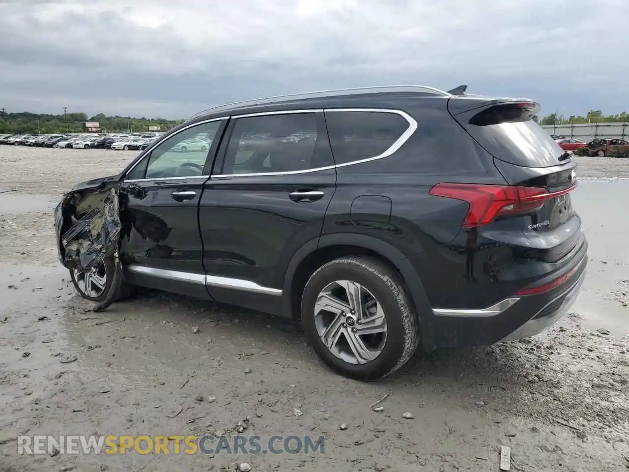 2 Photograph of a damaged car 5NMS3DAJ7NH447849 HYUNDAI SANTA FE 2022