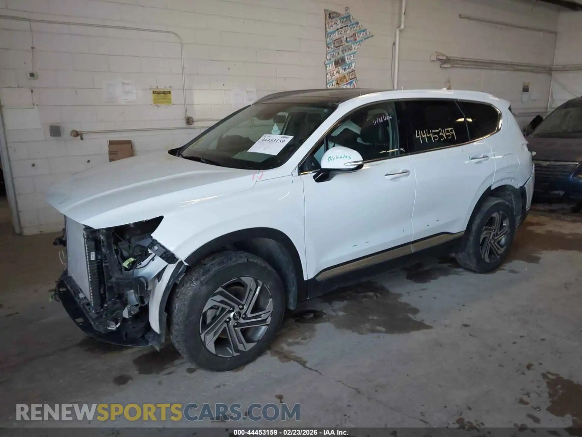 2 fotografías del automóvil dañado 5NMS3DAJ9NH430244 HYUNDAI SANTA FE 2022