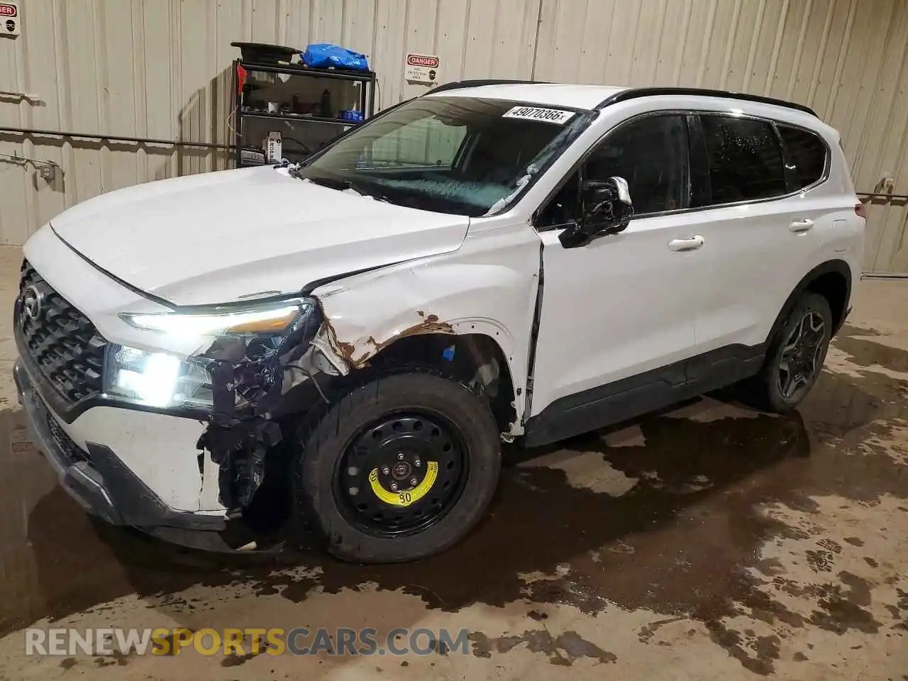 1 Photograph of a damaged car 5NMS3DALXNH451296 HYUNDAI SANTA FE 2022