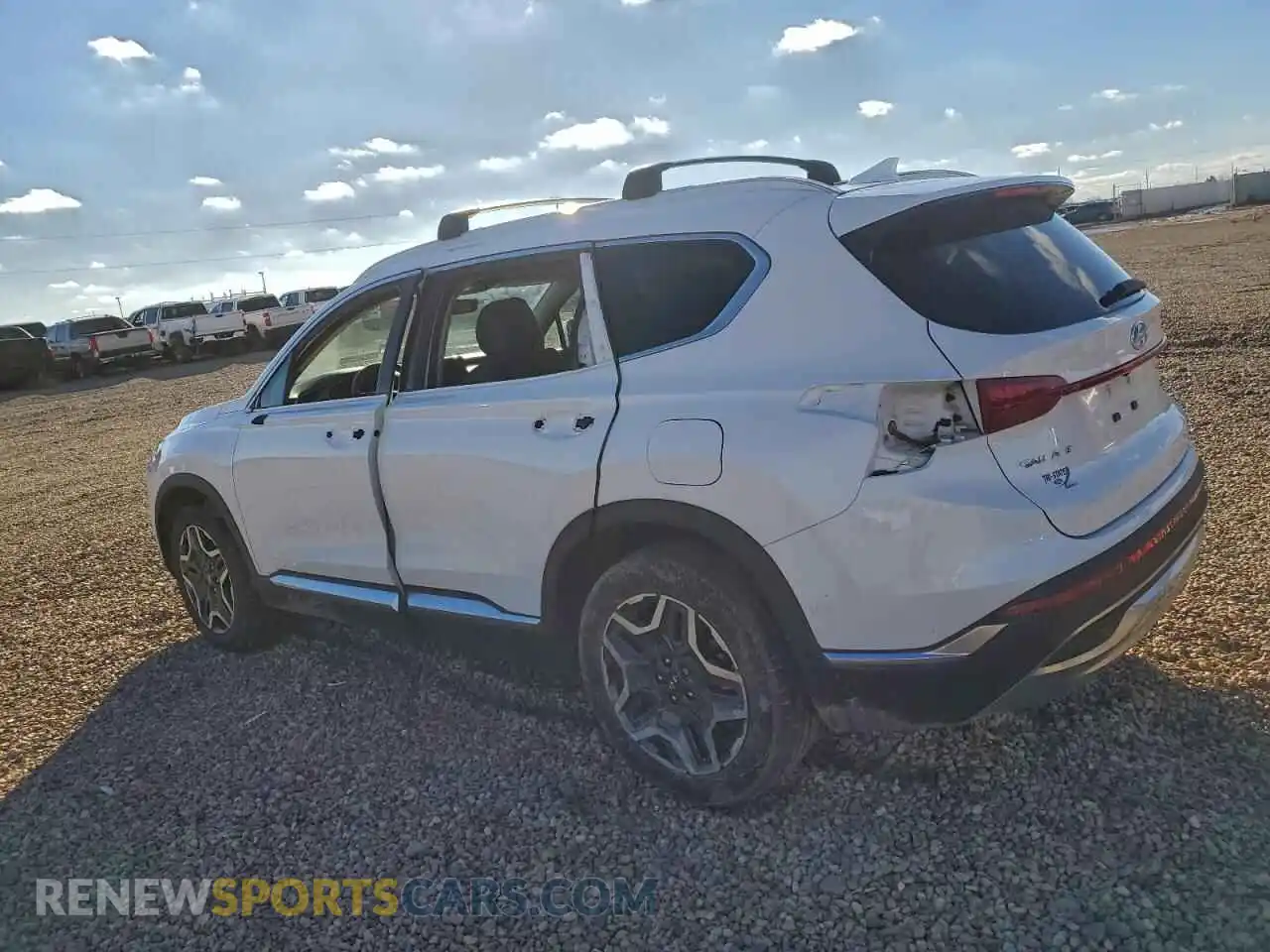 2 Photograph of a damaged car 5NMS44AL4NH397572 HYUNDAI SANTA FE 2022