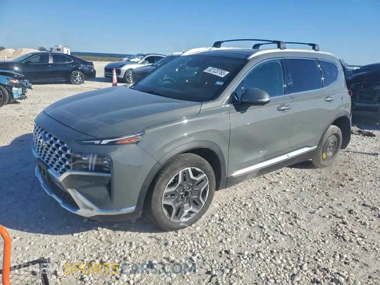 1 Photograph of a damaged car 5NMS44AL6NH428952 HYUNDAI SANTA FE 2022