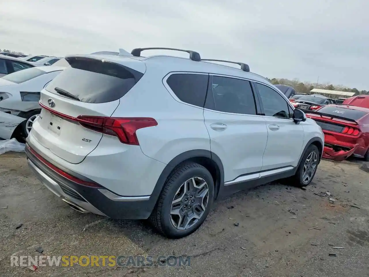 3 Photograph of a damaged car 5NMS44AL8NH415006 HYUNDAI SANTA FE 2022