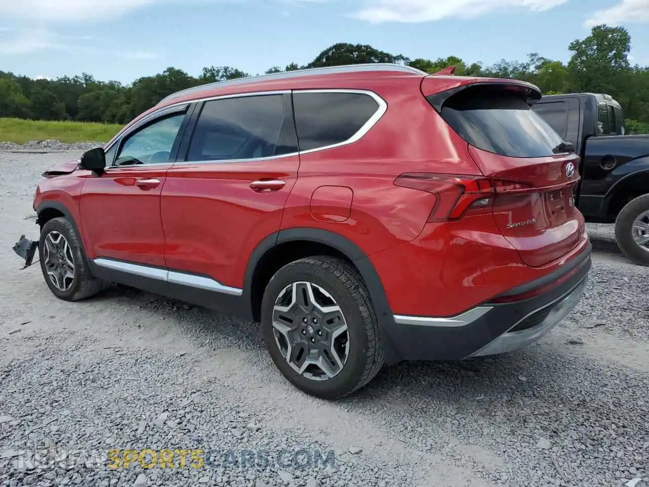 2 Photograph of a damaged car 5NMS4DAL1NH462524 HYUNDAI SANTA FE 2022