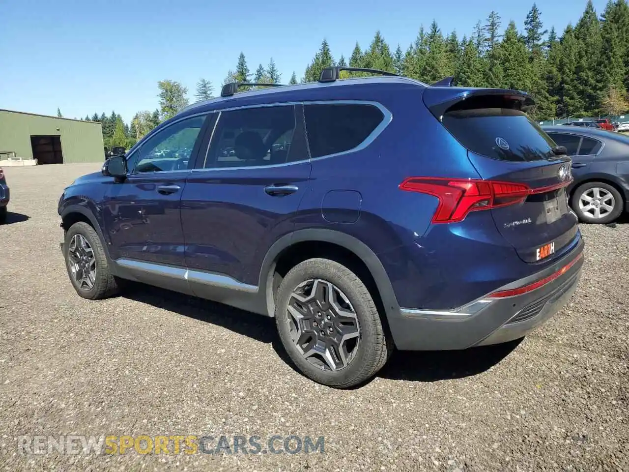 2 Photograph of a damaged car 5NMS4DAL2NH397554 HYUNDAI SANTA FE 2022