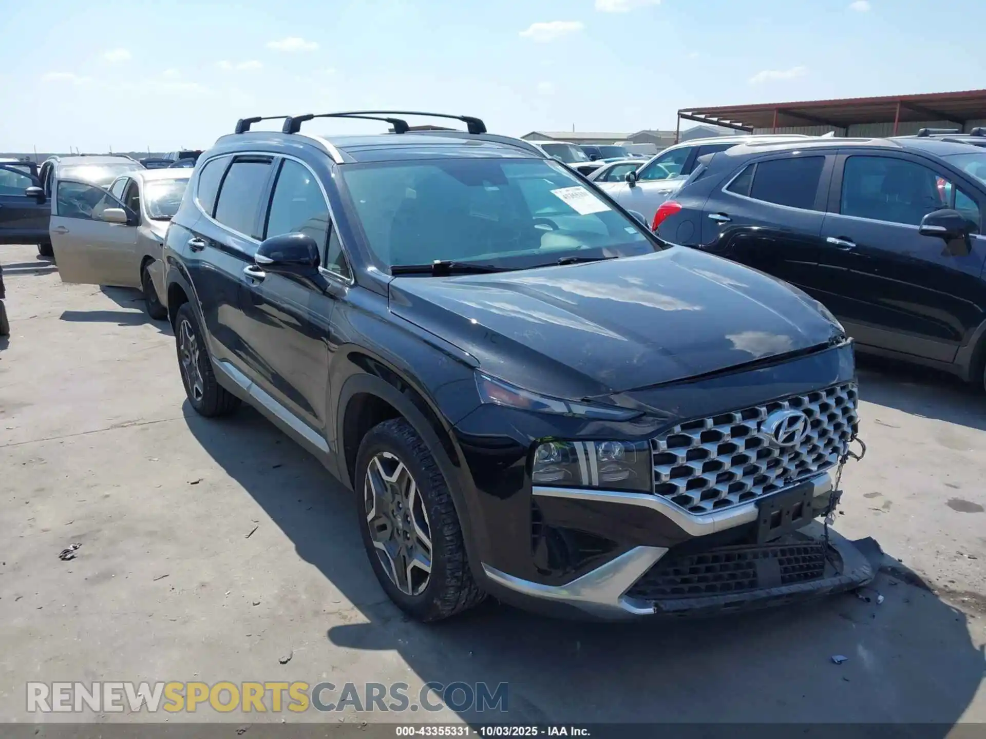 1 Photograph of a damaged car 5NMS4DAL3NH438919 HYUNDAI SANTA FE 2022