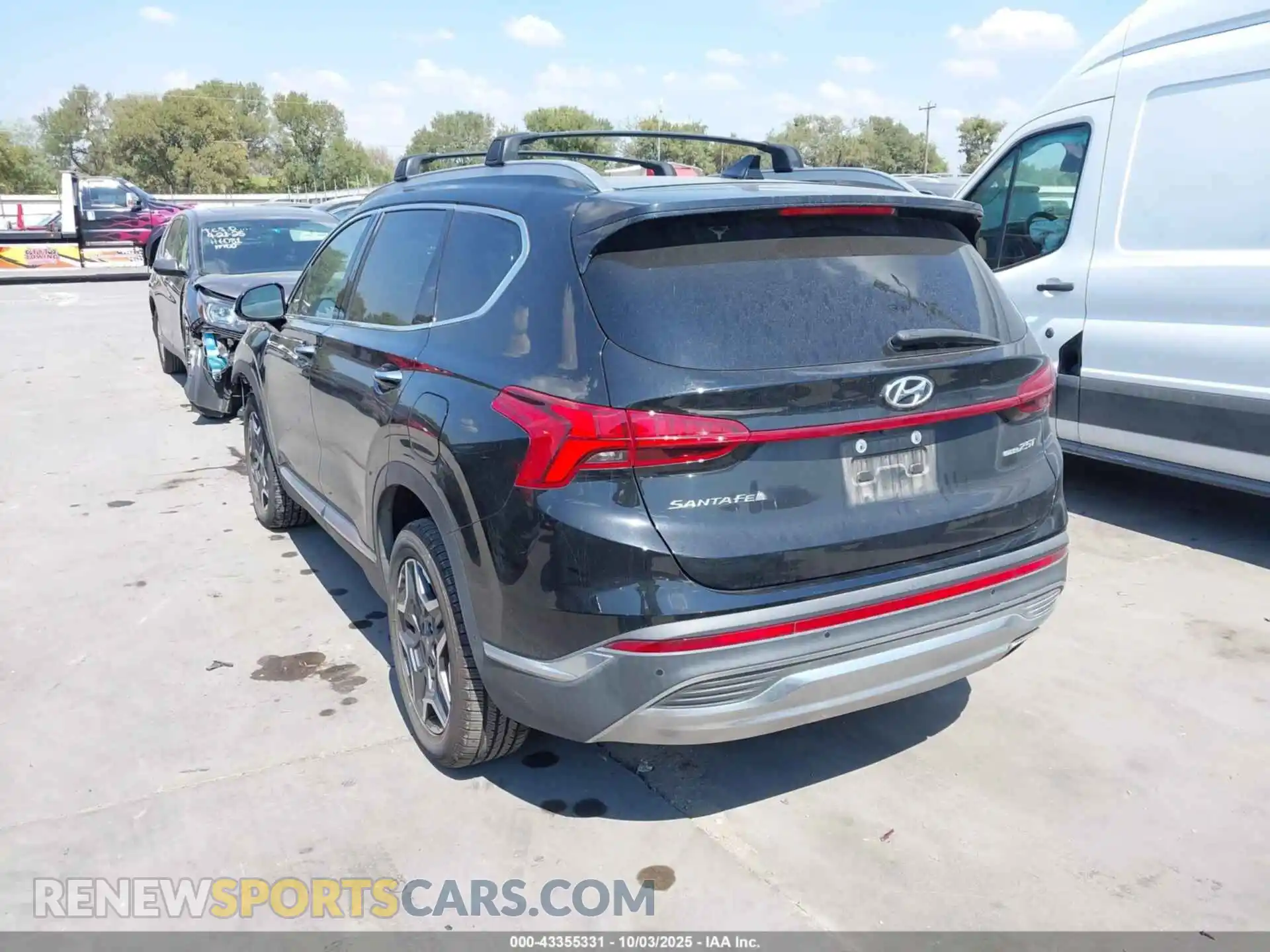3 Photograph of a damaged car 5NMS4DAL3NH438919 HYUNDAI SANTA FE 2022