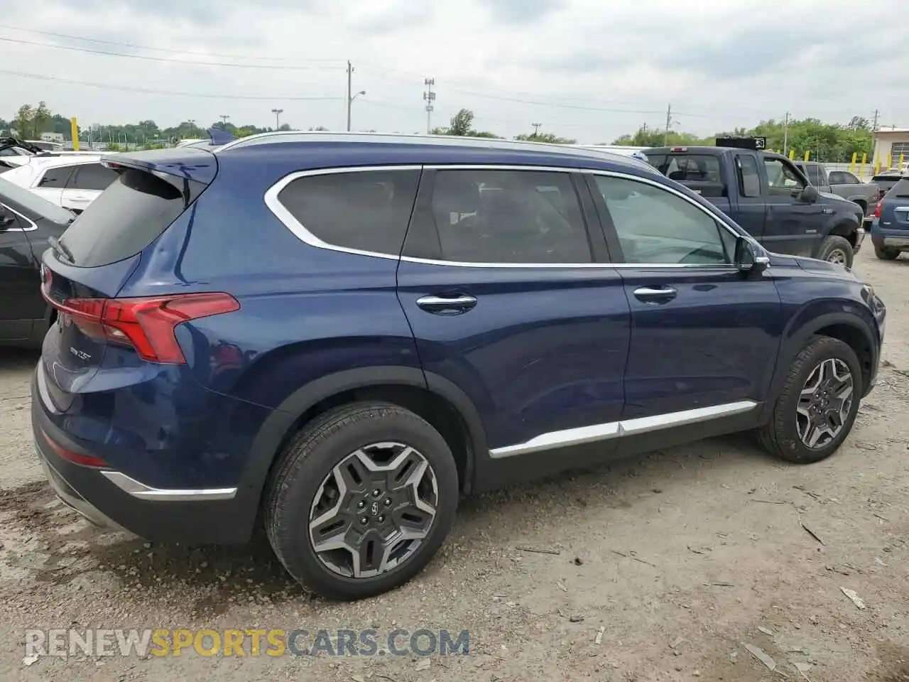 3 Photograph of a damaged car 5NMS4DAL9NH392402 HYUNDAI SANTA FE 2022
