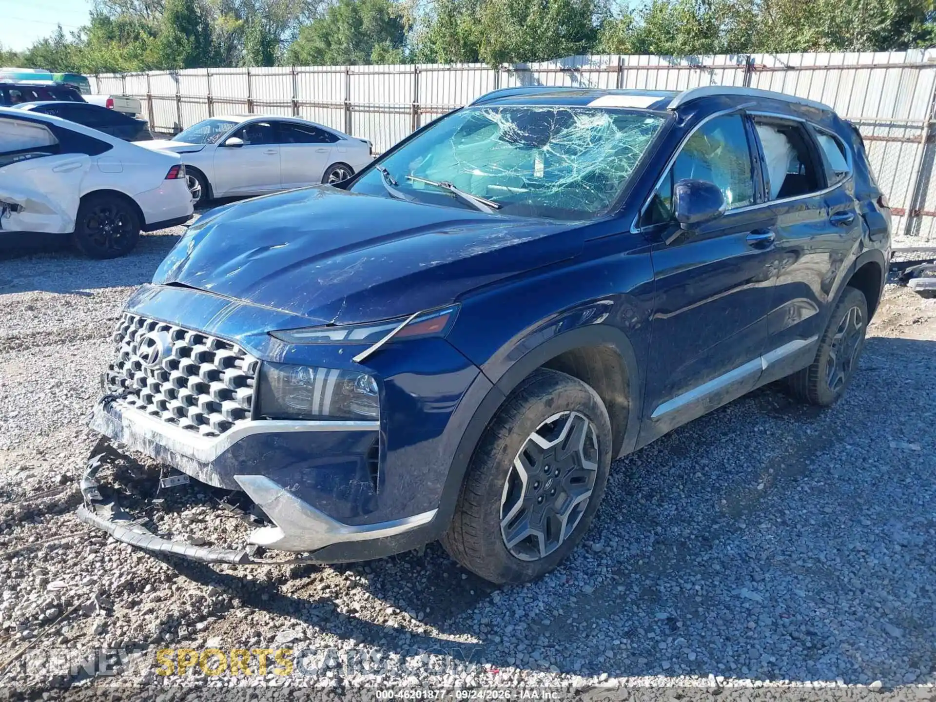 2 Photograph of a damaged car 5NMS4DAL9NH413250 HYUNDAI SANTA FE 2022