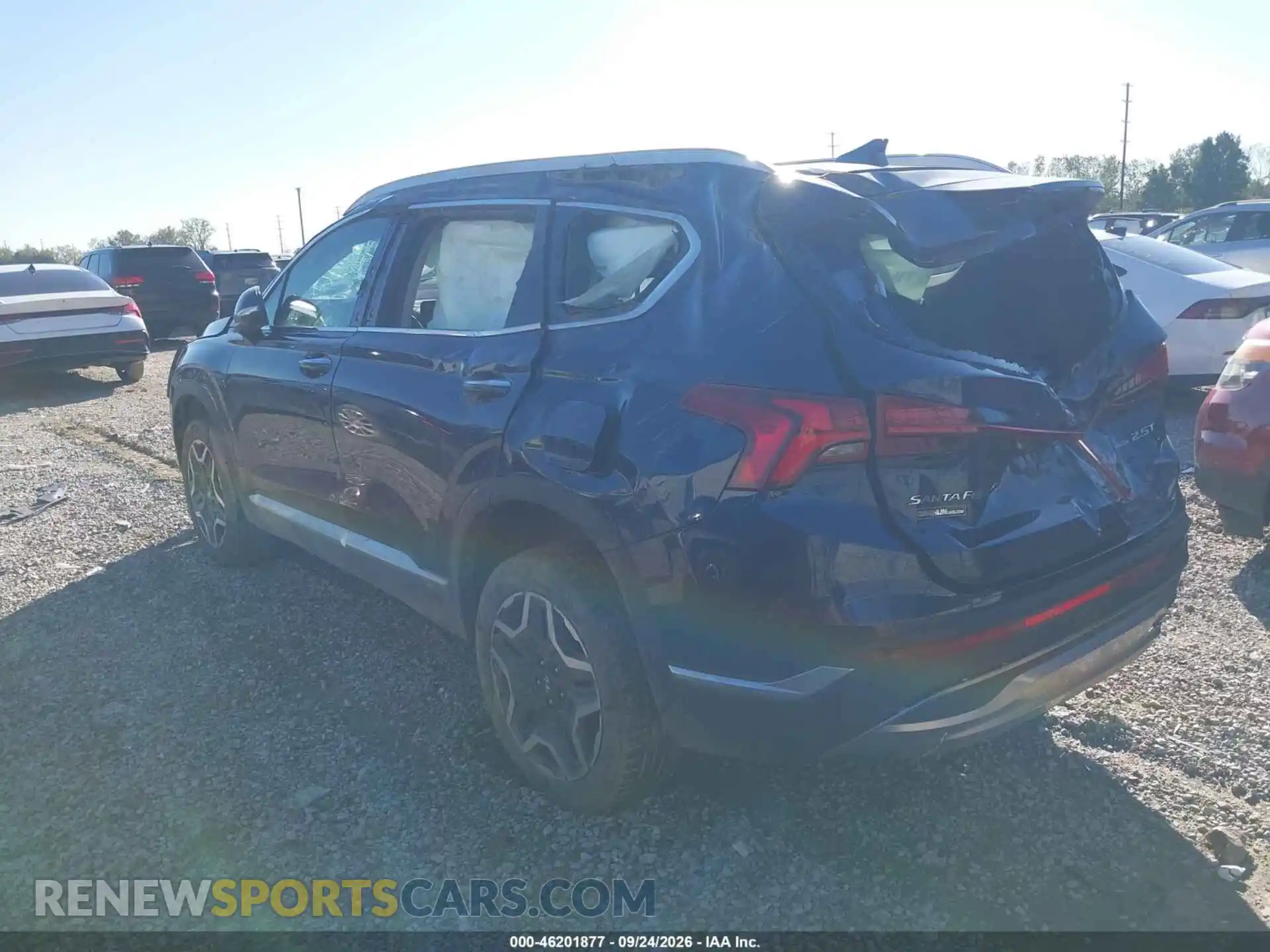 3 Photograph of a damaged car 5NMS4DAL9NH413250 HYUNDAI SANTA FE 2022