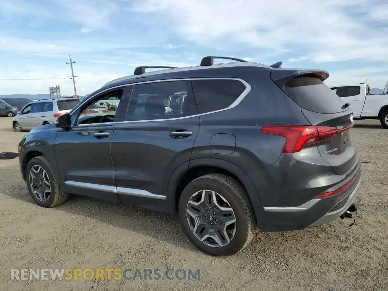 2 Photograph of a damaged car 5NMS4DAL9NH450136 HYUNDAI SANTA FE 2022