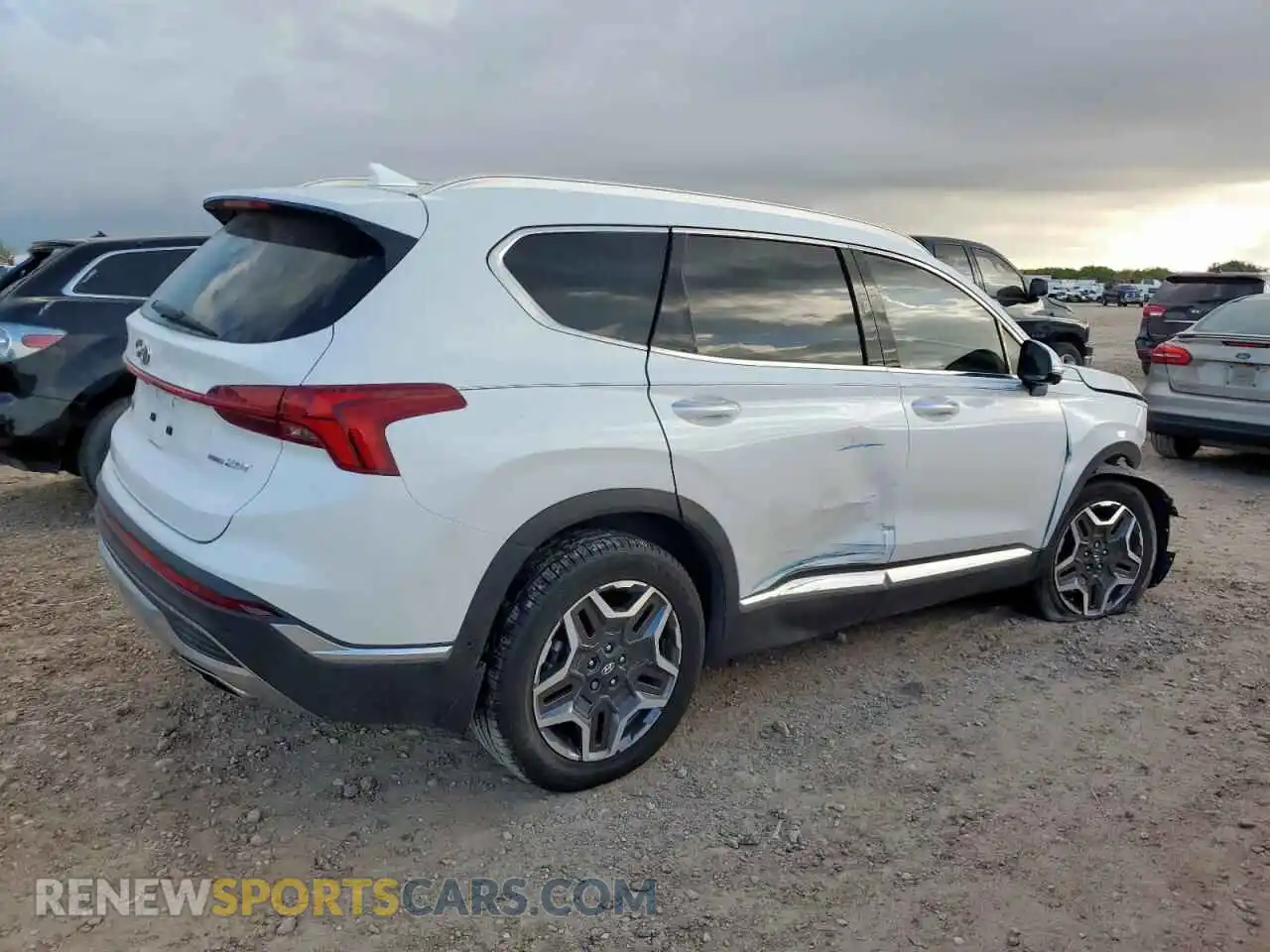 3 Photograph of a damaged car 5NMS4DAL9NH459869 HYUNDAI SANTA FE 2022
