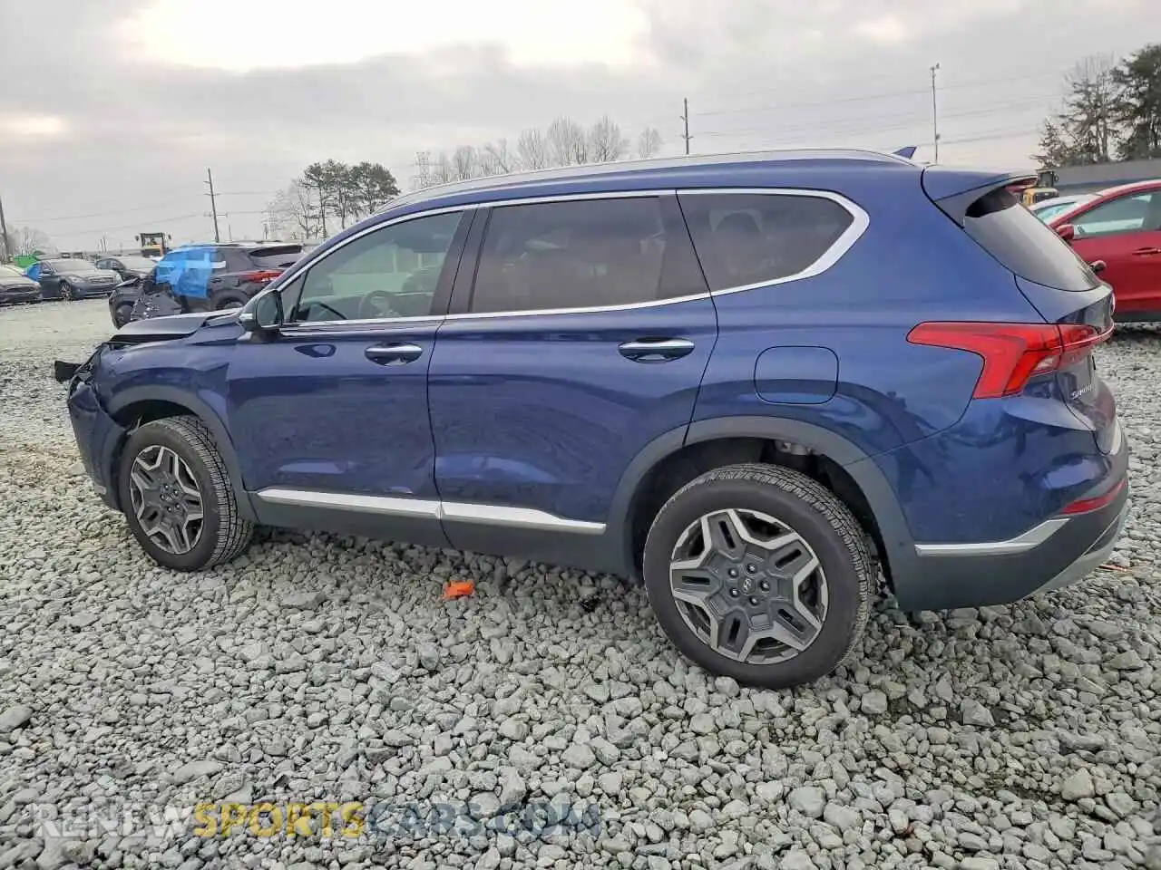 2 Photograph of a damaged car 5NMS4DALXNH416772 HYUNDAI SANTA FE 2022