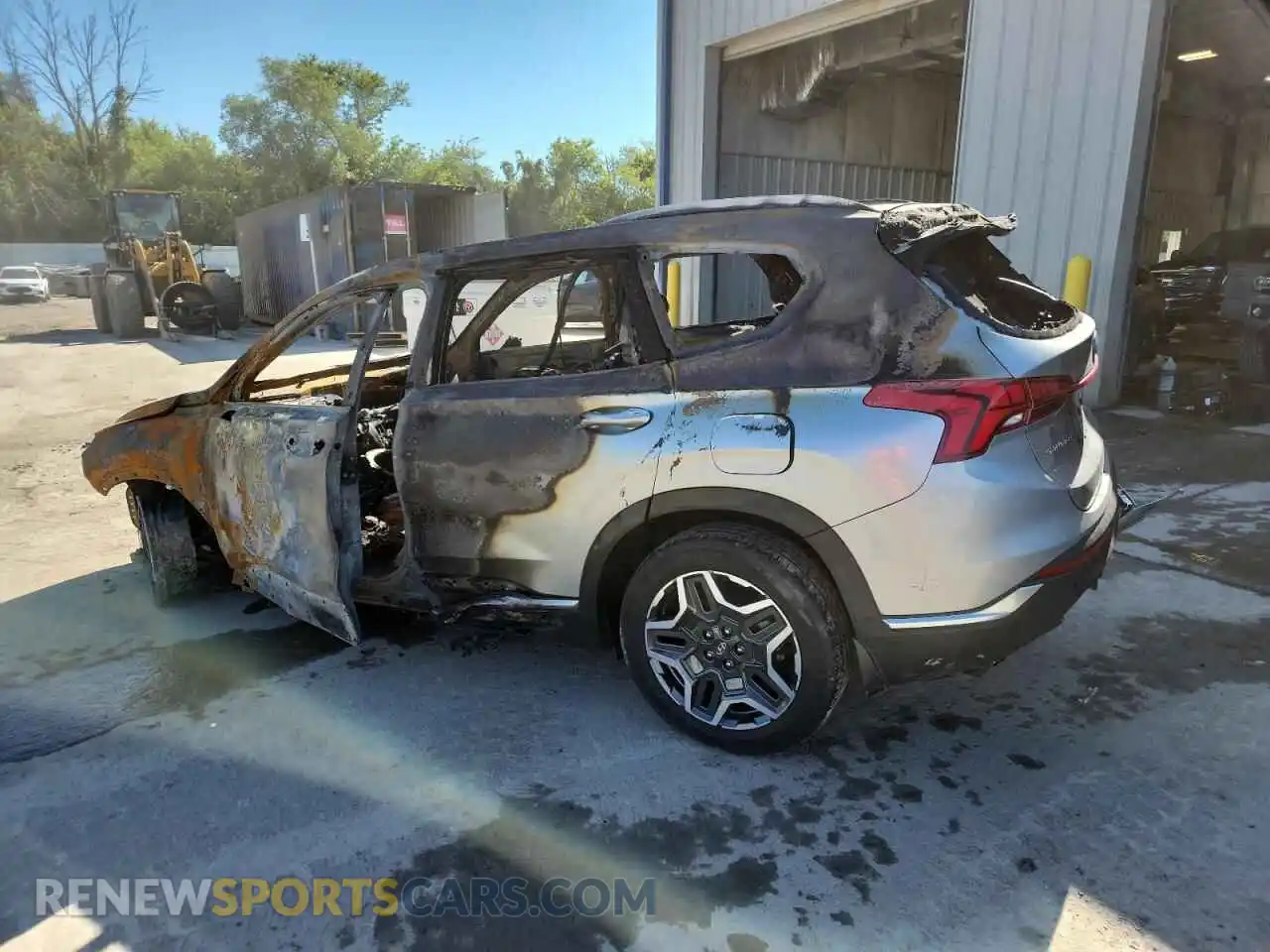 2 Photograph of a damaged car 5NMS4DALXNH458021 HYUNDAI SANTA FE 2022