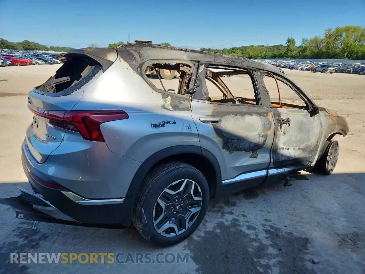 3 Photograph of a damaged car 5NMS4DALXNH458021 HYUNDAI SANTA FE 2022