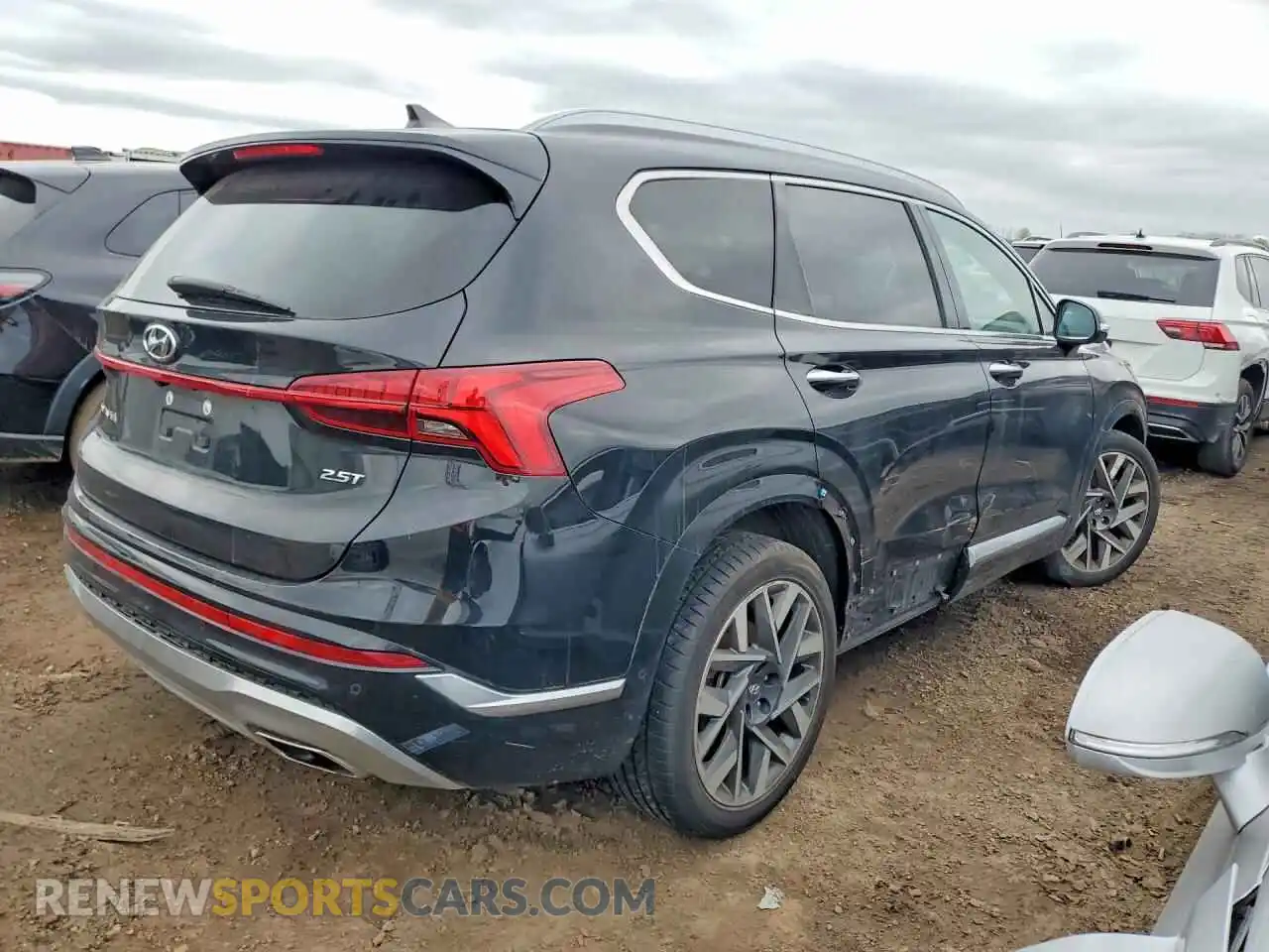 3 Фотография поврежденного автомобиля 5NMS54AL4NH467701 HYUNDAI SANTA FE 2022
