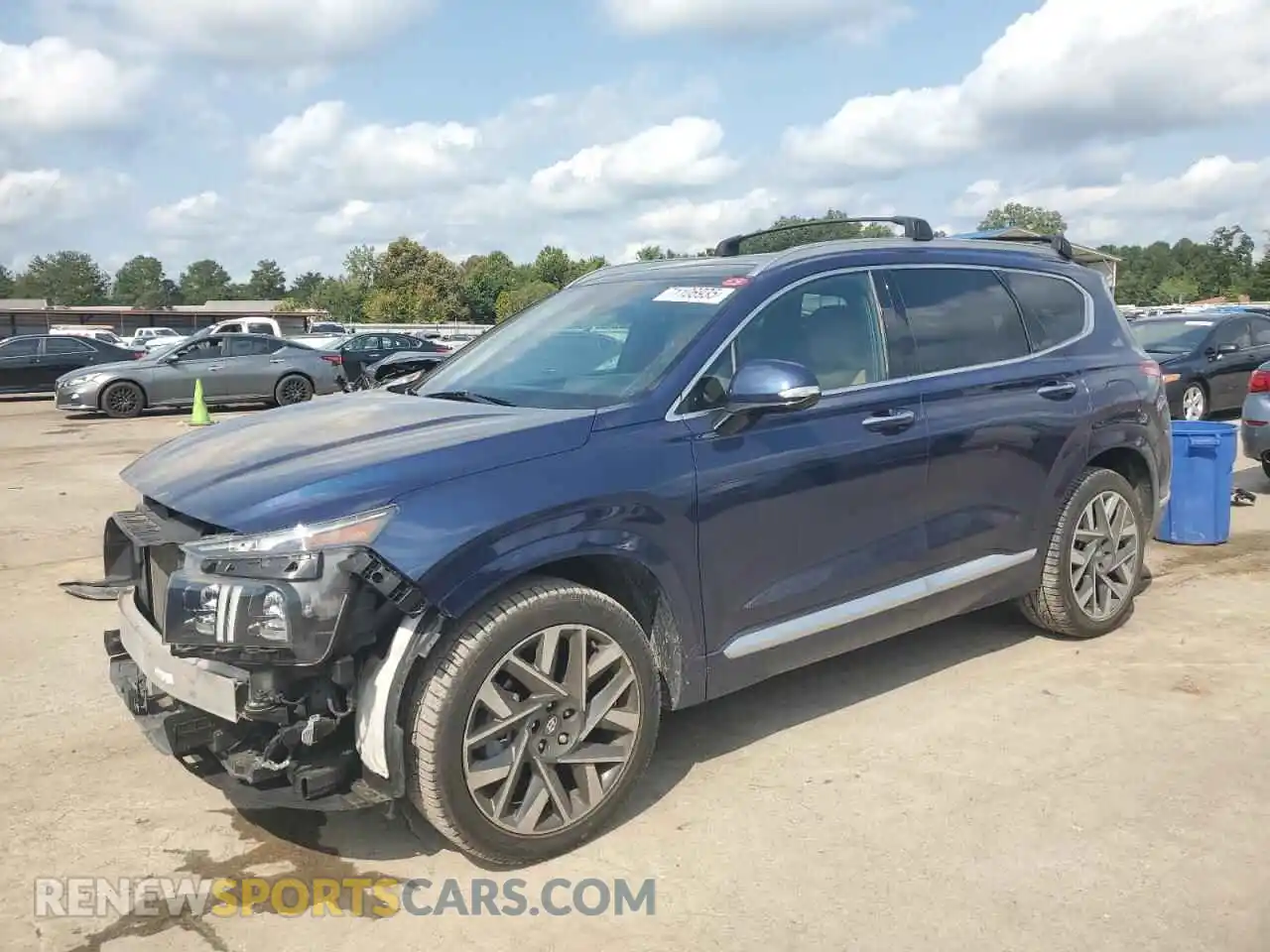 1 Photograph of a damaged car 5NMS54AL6NH429306 HYUNDAI SANTA FE 2022