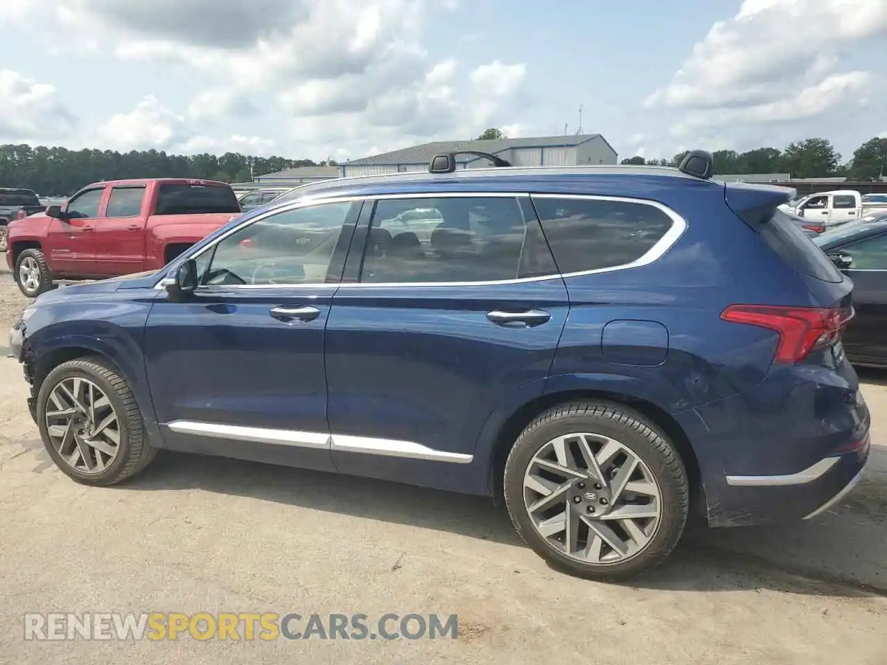 2 Photograph of a damaged car 5NMS54AL6NH429306 HYUNDAI SANTA FE 2022