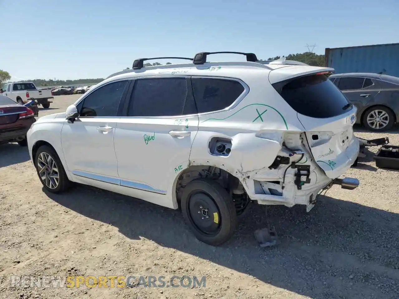 2 Фотография поврежденного автомобиля 5NMS54AL9NH467337 HYUNDAI SANTA FE 2022