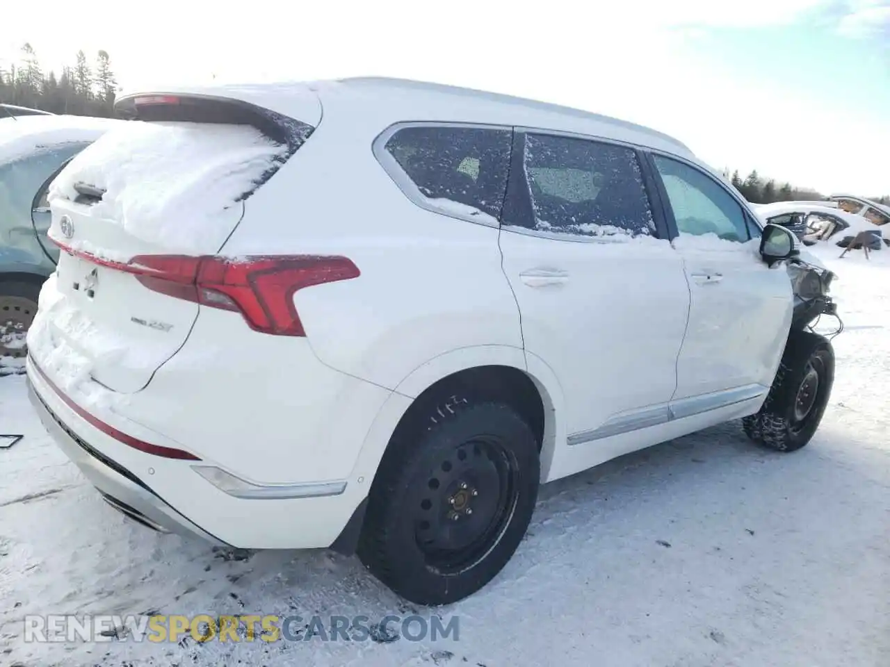 3 Photograph of a damaged car 5NMS5DAL0NH386775 HYUNDAI SANTA FE 2022