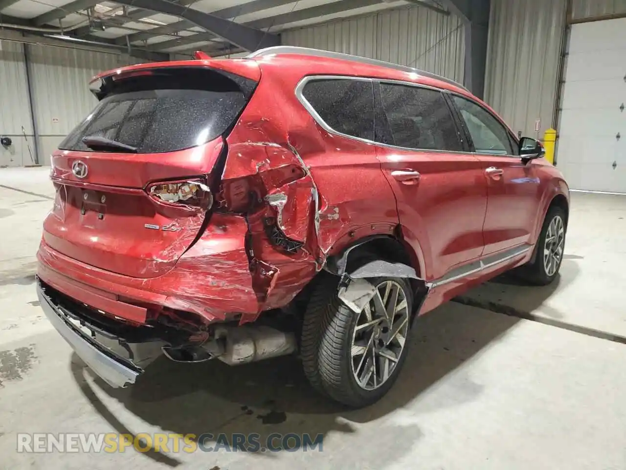 3 Photograph of a damaged car 5NMS5DAL2NH468166 HYUNDAI SANTA FE 2022