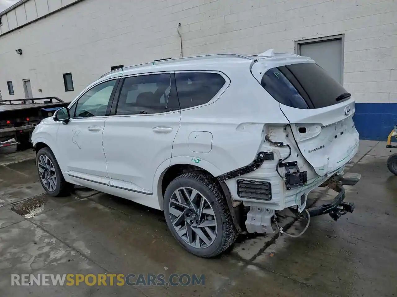 2 fotografías del automóvil dañado 5NMS5DAL3NH386401 HYUNDAI SANTA FE 2022