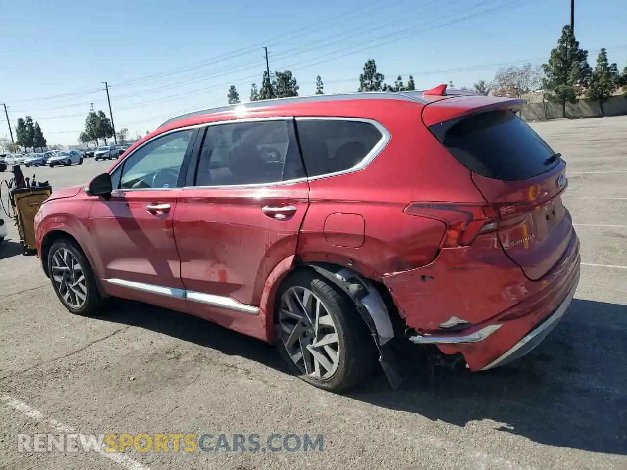 2 Photograph of a damaged car 5NMS5DAL3NH396393 HYUNDAI SANTA FE 2022