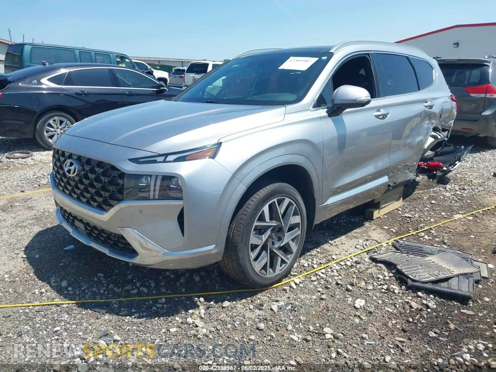 2 Photograph of a damaged car 5NMS5DAL4NH393955 HYUNDAI SANTA FE 2022
