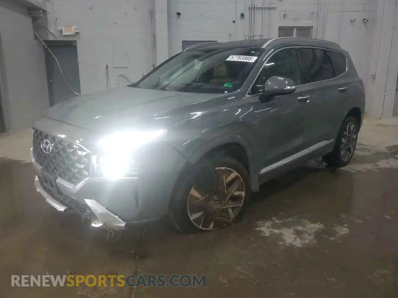 1 Photograph of a damaged car 5NMS5DAL4NH394233 HYUNDAI SANTA FE 2022