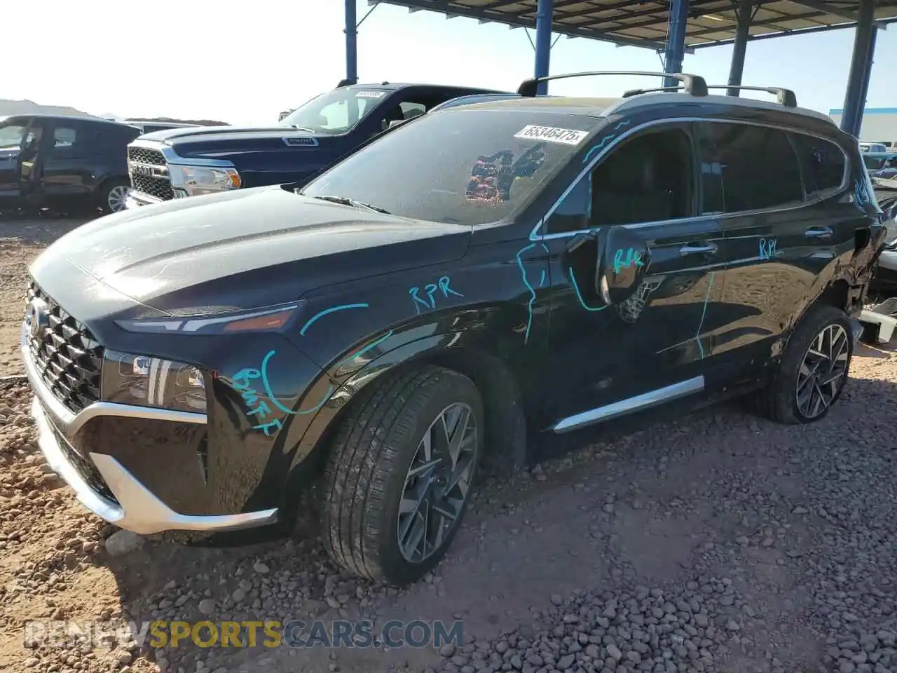 1 Photograph of a damaged car 5NMS5DAL4NH427330 HYUNDAI SANTA FE 2022