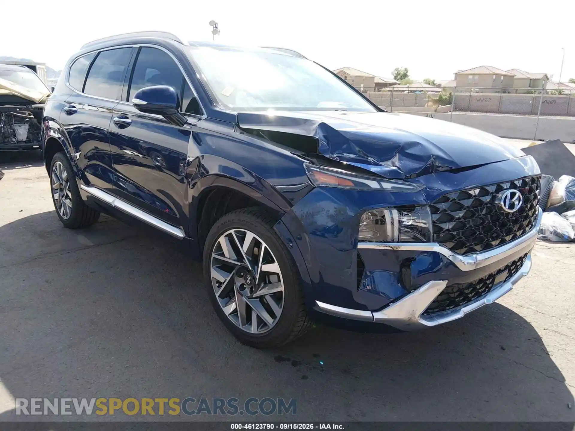 1 Photograph of a damaged car 5NMS5DALXNH439093 HYUNDAI SANTA FE 2022