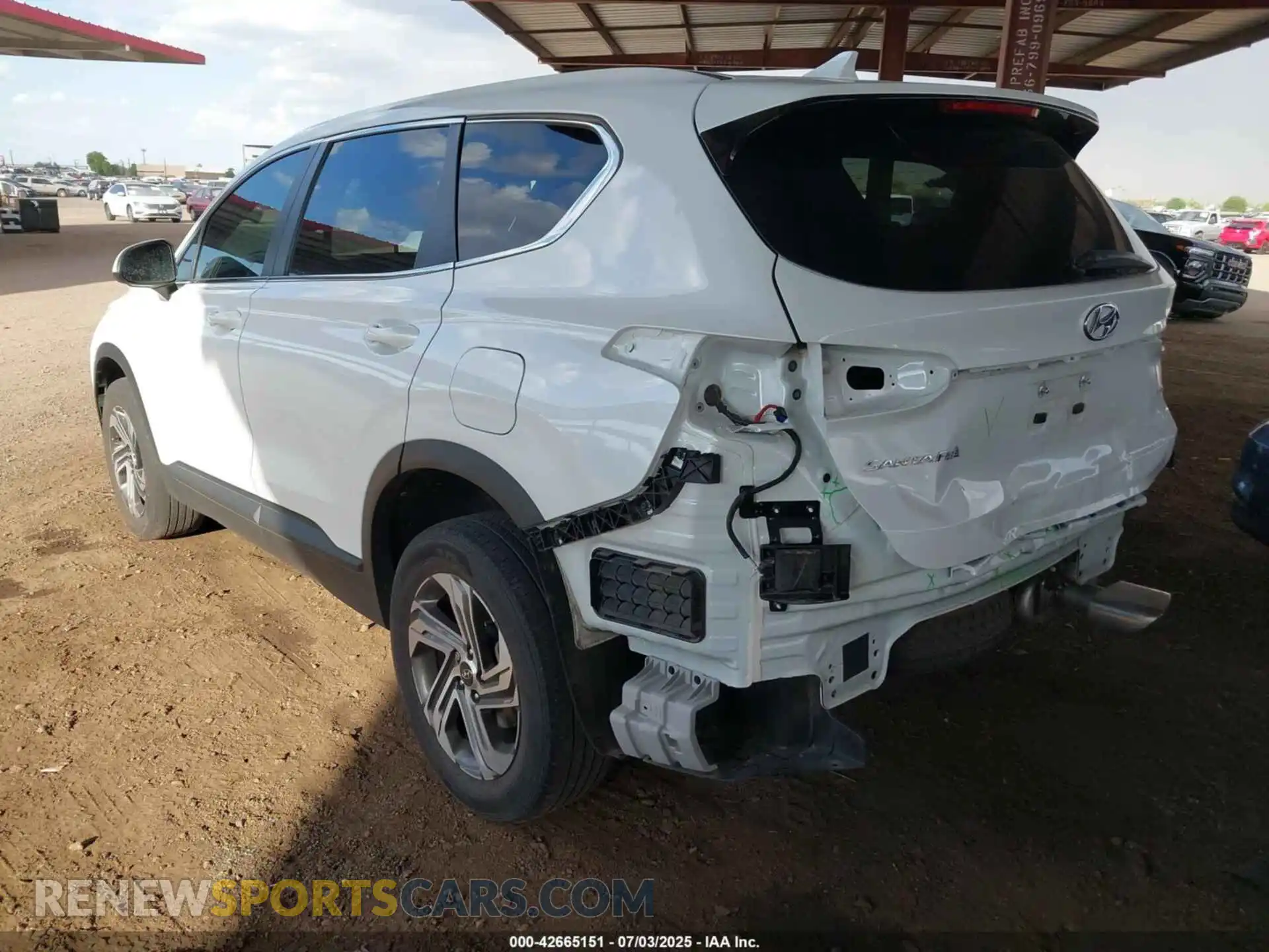 3 Photograph of a damaged car 5NMS1DAJ5PH488151 HYUNDAI SANTA FE 2023
