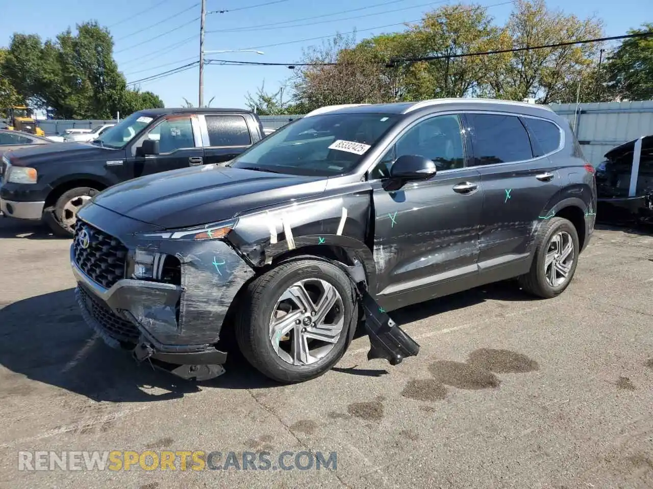 1 Фотография поврежденного автомобиля 5NMS24AJ1PH583609 HYUNDAI SANTA FE 2023