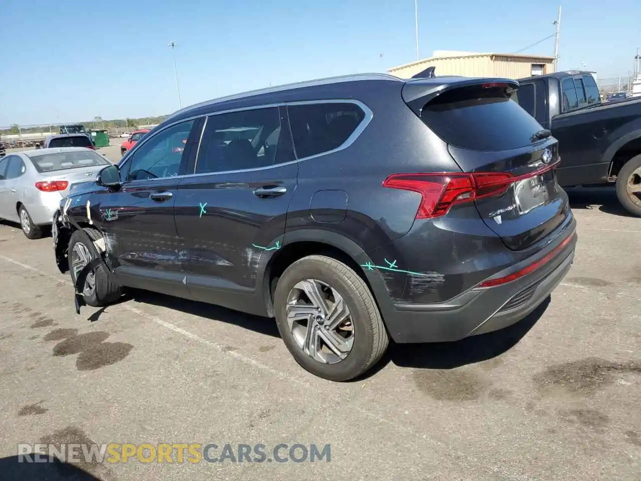 2 Фотография поврежденного автомобиля 5NMS24AJ1PH583609 HYUNDAI SANTA FE 2023