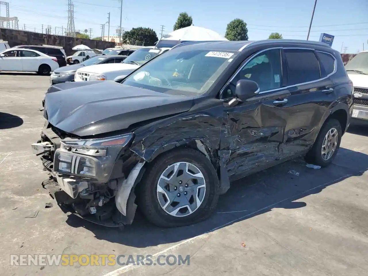 1 Photograph of a damaged car 5NMS2DA17PH018944 HYUNDAI SANTA FE 2023