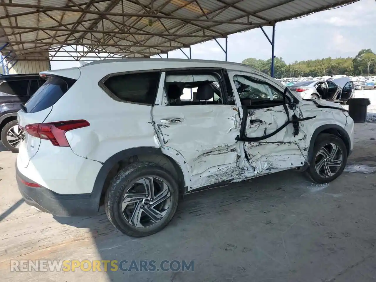 3 Photograph of a damaged car 5NMS2DAJ0PH488684 HYUNDAI SANTA FE 2023