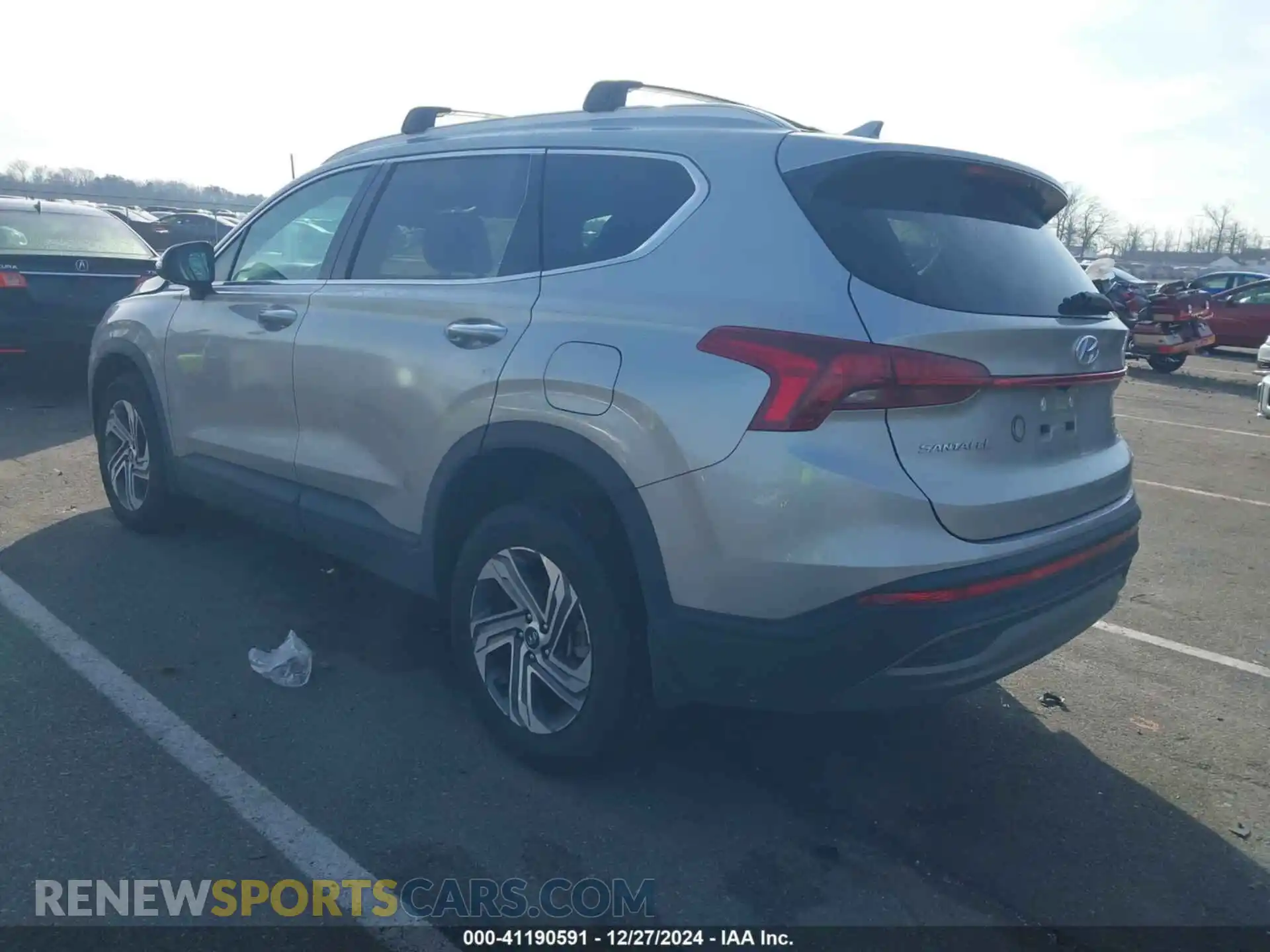 3 Photograph of a damaged car 5NMS2DAJ2PH645826 HYUNDAI SANTA FE 2023