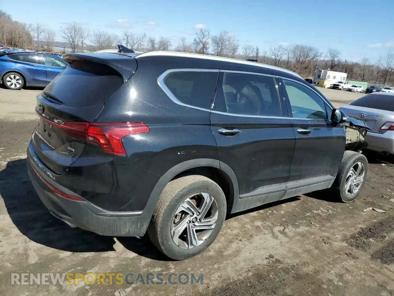 3 fotografías del automóvil dañado 5NMS2DAJ7PH486480 HYUNDAI SANTA FE 2023