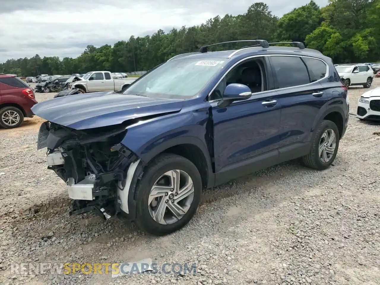 1 Photograph of a damaged car 5NMS2DAJ7PH553384 HYUNDAI SANTA FE 2023