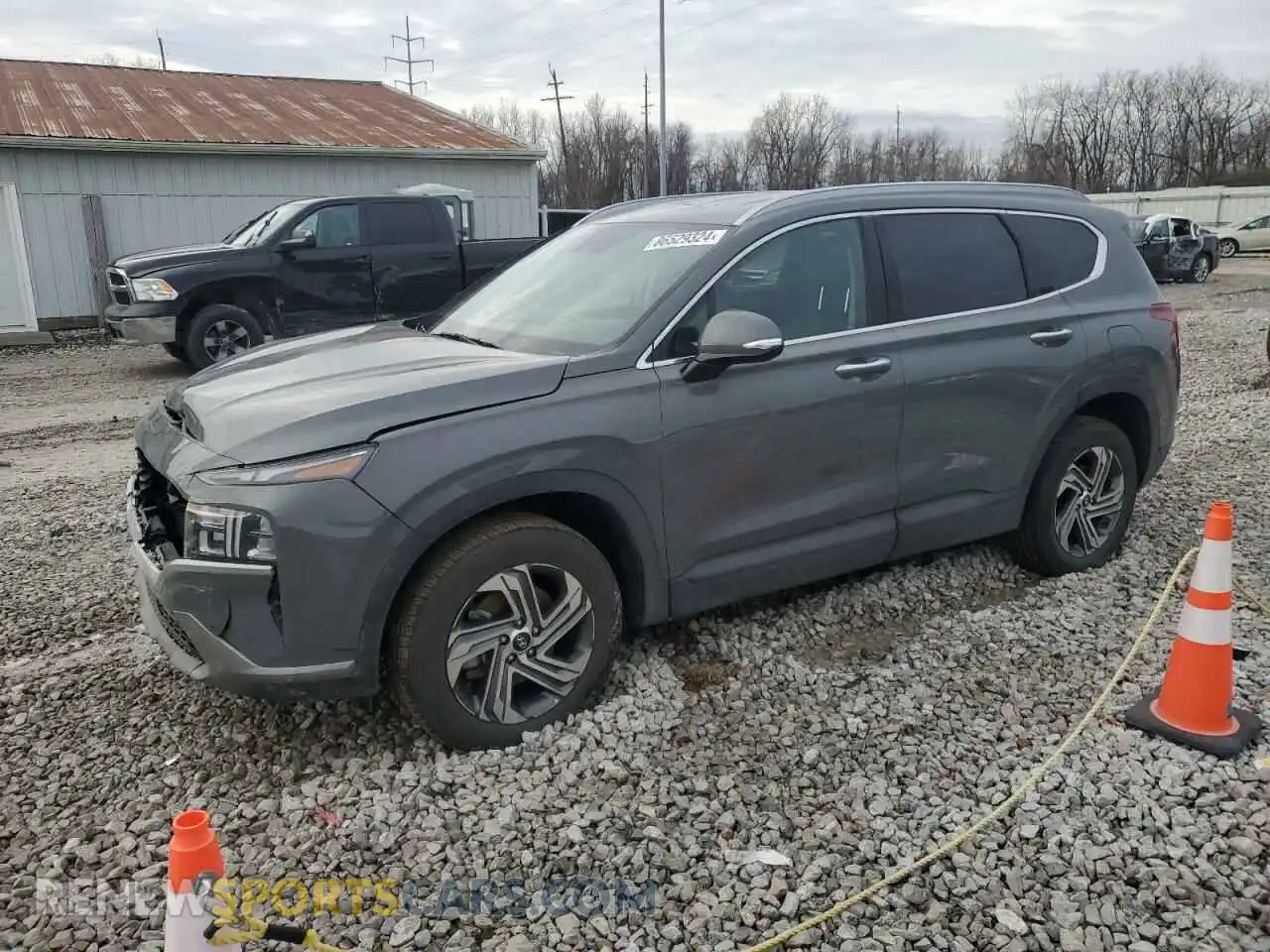 1 Photograph of a damaged car 5NMS2DAJ7PH607699 HYUNDAI SANTA FE 2023