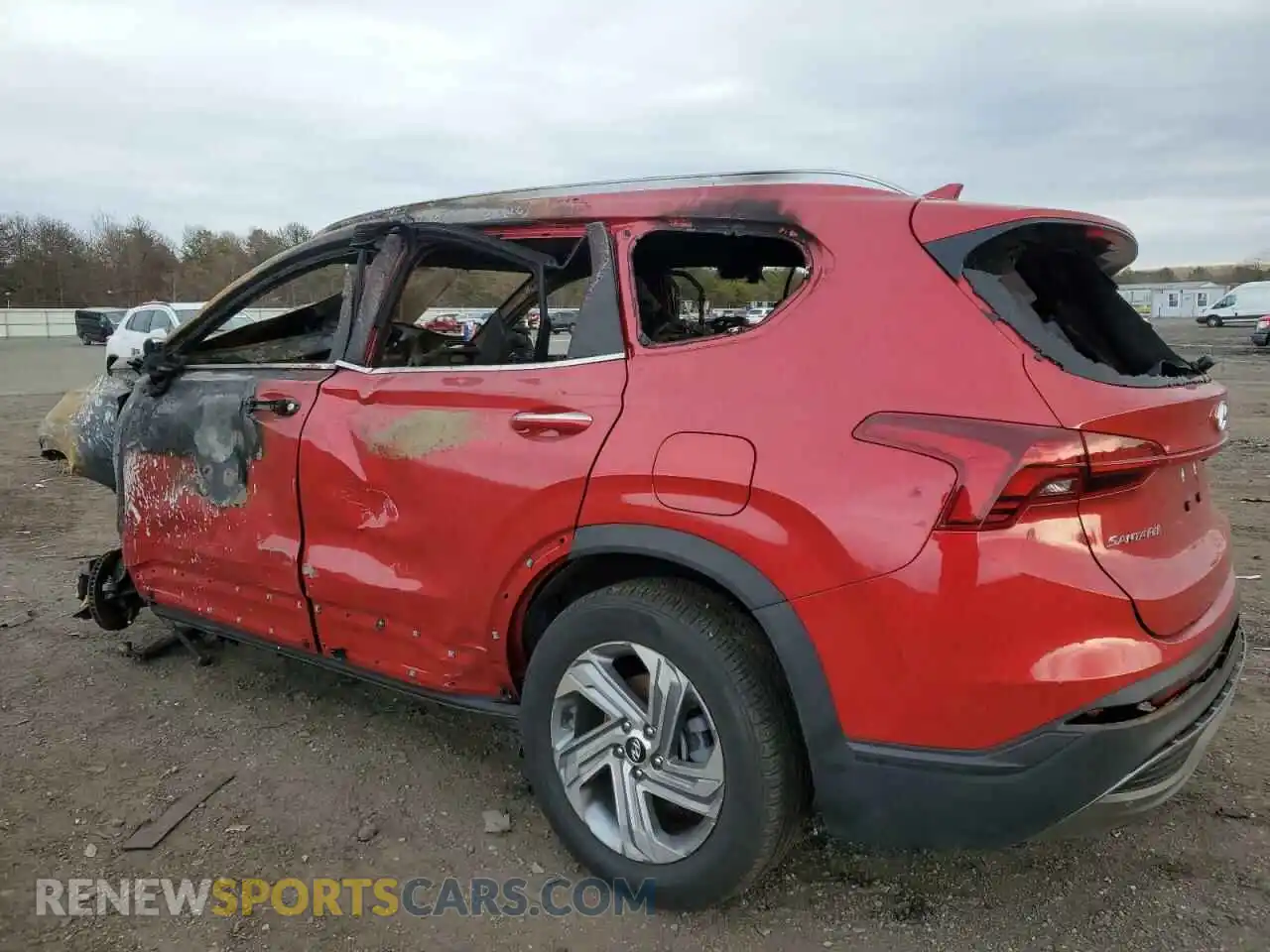 2 Photograph of a damaged car 5NMS2DAJ8PH496600 HYUNDAI SANTA FE 2023