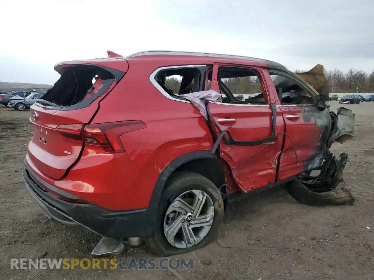 3 Photograph of a damaged car 5NMS2DAJ8PH496600 HYUNDAI SANTA FE 2023